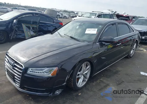 2015 Audi A8 L 4.0T из США, поврежденный, VIN WAU32AFD4FN008649